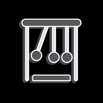 Icon Physic. related to Biochemistry symbol. glossy style. simple design editable. simple illustration vector