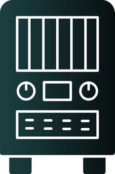 Air Conditioner Vector Icon Design