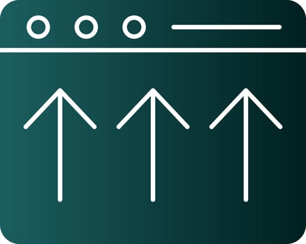 Above The Fold Vector Icon Design