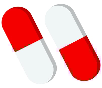 Medicine pill vector design.