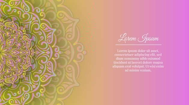 luxury ornamental mandala, vector design