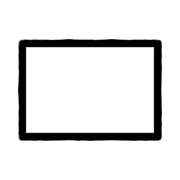 Artistic Blank Space with Silhouette Of the Brush Stroke or Paint Brush, can use for Frame Work, Advertisement, Quote, Text, Title, Cover, Layout, Website, Template or Graphic Design Element. Vector