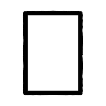 Artistic Blank Space with Silhouette Of the Brush Stroke or Paint Brush, can use for Frame Work, Advertisement, Quote, Text, Title, Cover, Layout, Website, Template or Graphic Design Element. Vector