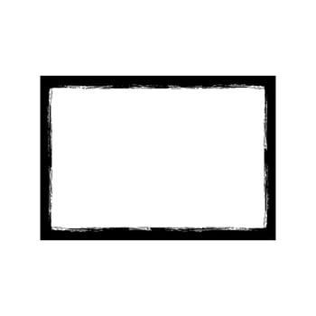 Artistic Blank Space with Silhouette Of the Brush Stroke or Paint Brush, can use for Frame Work, Advertisement, Quote, Text, Title, Cover, Layout, Website, Template or Graphic Design Element. Vector