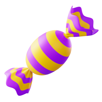 3d Halloween Candy png
