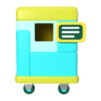 SLS 3D Printer 3D Illustration Icon png