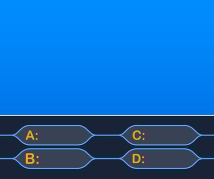 Quiz game vector illustration. Test, exam, answer, education, learning internet lottery Vector illustration