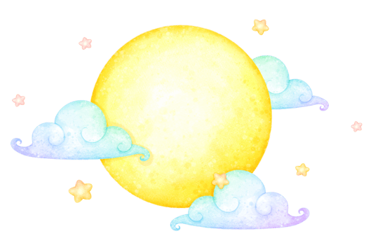cute full moon png
