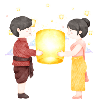 floating lanterns festival png