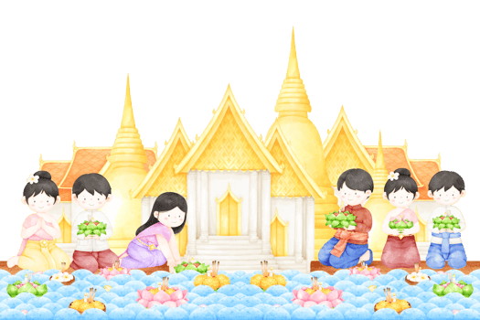 loy krathong festival png
