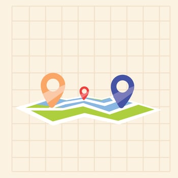 map icon vector