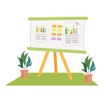 easel board vector