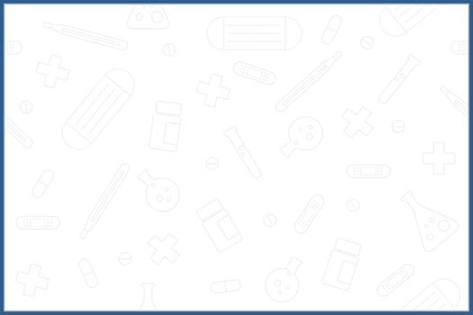 Medical illustration vector concept for report cover, leaflet, brochure,medical background with medical equipment icons on white background.
