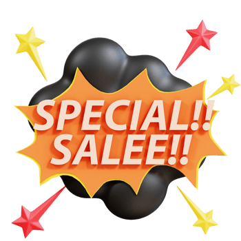Discount Sale Text 3D Icon png