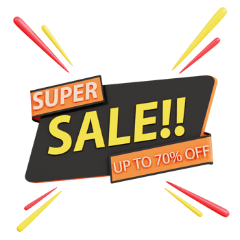 Discount Sale Text 3D Icon png