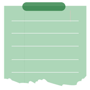 Green Paper Notepad png