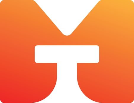 MT logo design vector