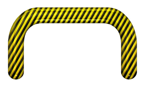 Yellow black danger alphabet png