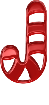 Red glossy candy cane alphabet png