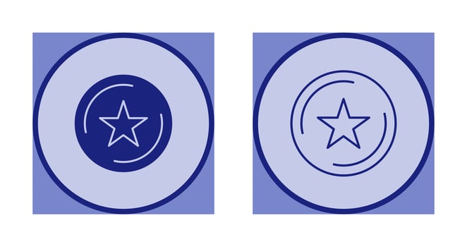 Unique Favorite Vector Icon