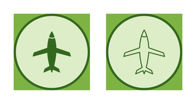 Plane Vector Icon