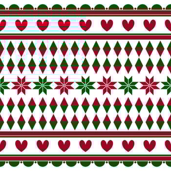 beautiful Christmas pattern. Design for wallpaper, card, template, print, vector, illustration, cover, decorative paper, shirt, cloth vector