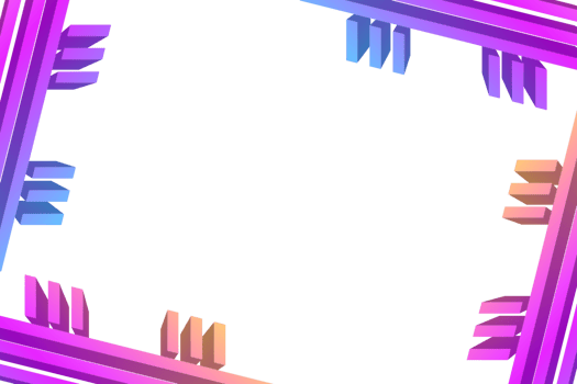 Abstract colorful picture frames png