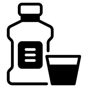 Mouthwash icon Illustration vector
