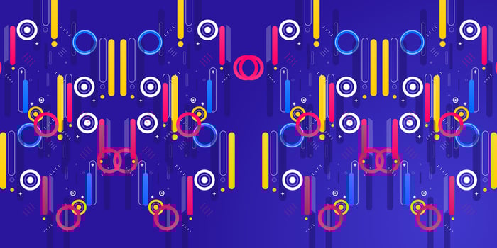 Premium colorful abstract background with geometric gradient modern shapes vector
