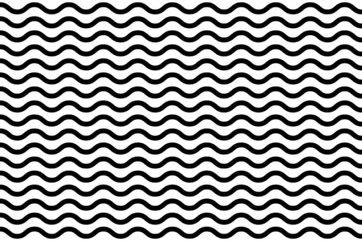Thin wavy lines seamless pattern. Repeatable wavy zigzag lines vector pattern.