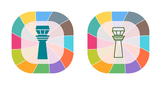 Control Tower Vector Icon
