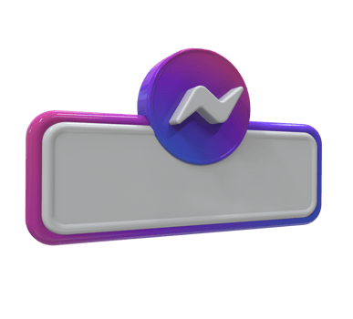 Social media icon logo lower third web banner 3d design render png