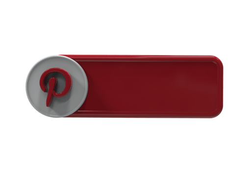 Social media icon logo lower third web banner 3d design render png