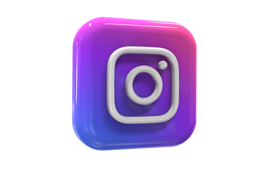 logo icon 3d social media in modern png