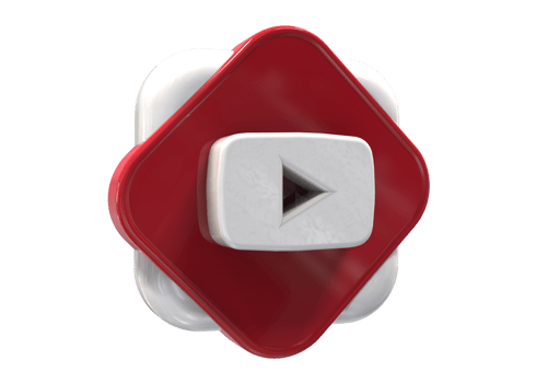 logo icon 3d social media in modern png