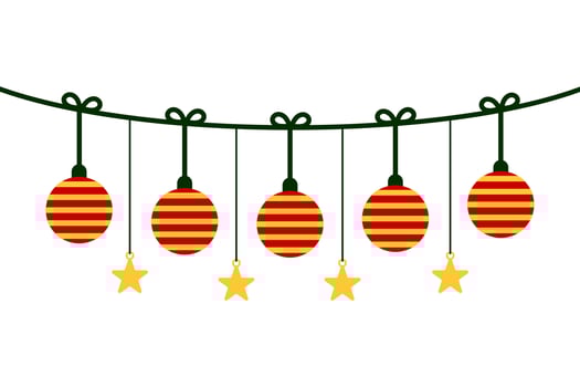 Christmas Decoration Background Element Template vector