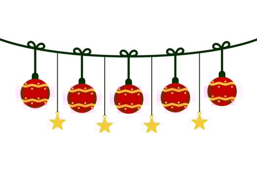 Christmas Decoration Background Element Template vector