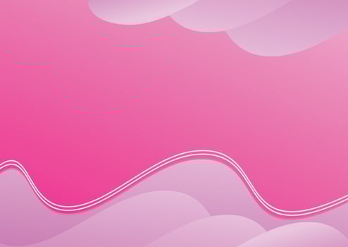 pink wave template background design vector