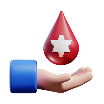 blood donation 3d rendering icon illustration png