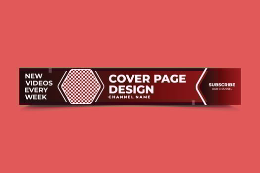 social media banner and cover art design vector