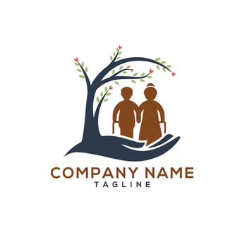 wellness care center logo vector