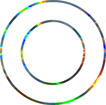 Holographic shiny alphabet png