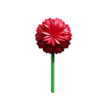 carnation 3d rendering icon illustration png