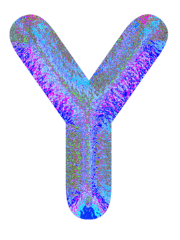 Holographic metallic alphabet png