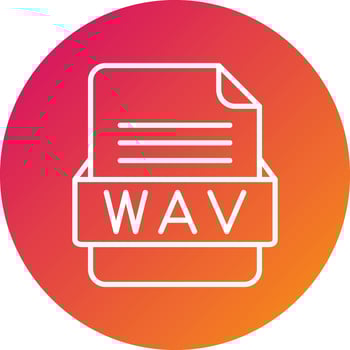 WAV File Format Vector Icon
