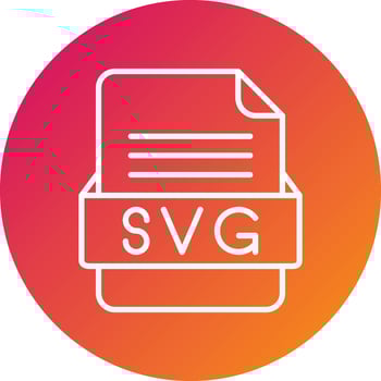 SVG File Format Vector Icon