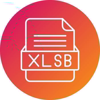 XLSB File Format Vector Icon