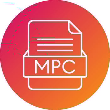 MPC File Format Vector Icon