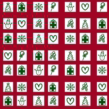 beautiful Christmas pattern. Design for wallpaper, card, template, print, vector, illustration, cover, decorative paper, shirt, cloth vector