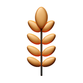 grain 3d rendering icon illustration png